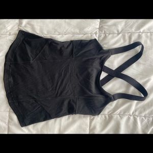 Lululemon Fitted Tank - Built In Bra - Black
